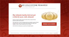 Desktop Screenshot of mycoldstonerewards.com